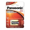 3 x Panasonic 9V Block E-Block Pro Power Alkaline  6LR22 Batterie - Spielzeug