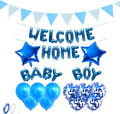 Welcome Home Baby Boy Willkommen Zuhause Junge Deko Mädchen Babyparty Luftballon