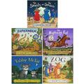Julia Donaldson 5 Books Collection Set Superworm, Highway Rat, Tabby Mctat, Zog