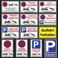 Parken verboten Schild Parkverbotsschild Privatparkplatz Parkplatz Schilder