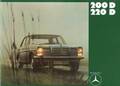 Mercedes-Benz 200D 220D /8 Strich 8 (W 115) 1969 Faksimile Prospekt brochure