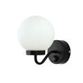 Stilvolle Wandlampe TOHO Schwarz Weiß mit Schalter IP44 E14 Badezimmer Leuchte