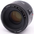 Canon EF 50mm 1:1.8 II Objektiv 52 mm Filtergewinde Lens