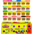 HASBRO Play-Doh Knete Set 24x 85g Dosen Spielzeug für Kinder kreatives Spielen