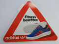 Werbe-Aufkleber adidas Trimm-Trab Sportschuh 70er Jogging Laufschuh Sneaker