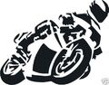 Motorrad  Moped Biker Autoaufkleber Sticker M345