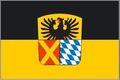 Aufkleber Landkreis Donau-Ries Flagge Fahne 30 x 20 cm Autoaufkleber Sticker