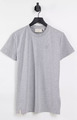  T-Shirt Sik Seide Herren Smart Essential gerader Saum T-Shirt Rundhalsausschnitt Baumwolle