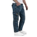 TIMEZONE Herren Cargo Hose Benito Cargojeans Jeans Jeanshose Blau Cargohose 3387