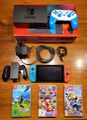 Nintendo Switch Konsole mit Joy-Con 3 Spiele 