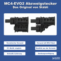 Original Stäubli MC4-EVO2 Abzweigsteckverbinder Y-Stecker T-Stück ✅
