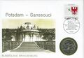 Numisbrief DDR  Potsdam-Sanssouci
