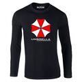 Umbrella Corporation langärmeliges Herren-T-Shirt Evil Biohazard Horror Gaming