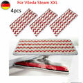4X Ersatzbezüge Für Vileda Steam XXL Power Pad Dampfreiniger Ersatzbezug Waschba