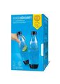 Sodastream spülmaschinengeeignete Kunststoffflasche FUSE 1L 2er-Set schwarz