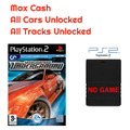 Need for Speed Underground 1 Save PS2 Speicherkarte entsperrt 100 % abgeschlossen speichert