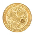 Niue 25 Dollars  2024  1/10 Oz Gold 9999 Gold Phoenix  PL