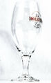 Holsten Pilsener, Glas / Gläser Pokalglas 0,4l Goldschrift "Edel Pils" Ritzenhof