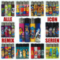 Clipper Feuerzeug Icon Remix Sets 1-15 - Rick Morthy, 2Pac, Minions, Simpsons