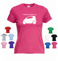'I Love my Smart Car' lustiges T-Shirt Pure Pulse Passion Smart for Two Damen