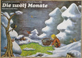(D93) DDR-Plakat DIE ZWÖLF MONATE 1988