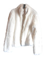 Damen Kurz - Mantel - Jacke Gr. M von IX-O Schneeweiß Webpelz
