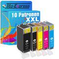 10 Patronen für Canon PGI-520 XXL CLI-521 XXL Pixma IP 3600 IP 4600 IP 4600 X