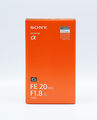 SONY SEL20F18G 20 mm f/1.8 G-Lens, IF, AA, ED, FHB, DMR, Sony E-Mount NEU