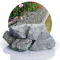 Diabas Gabionensteine grau, 25 kg Steine für Gabionen Steinkorb Gabionenfüllung