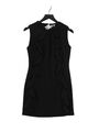 Maya Deluxe Damen Midi Kleid UK 10 schwarz 100 % Polyester A-Linie