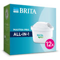 BRITA Wasserfilter Ersatzkartschen Kartuschen MAXTRA PRO Filterkartuschen 12 St.