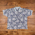  T-Shirt Vintage Poloshirt 2XL Ocean Pacific OP hawaiiblau T-Shirt
