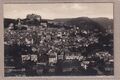 Ansichtskarte Marburg an der Lahn - Ortsansicht mit Blick zum Schloss - s/w