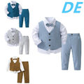 DE Baby Jungen Bekleidungsset Gentleman Anzug Party Outfits Taufe Kleidung