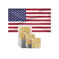 USA SIM Karte Prepaid 50 GB LTE/5G, Telefonie Flat national oder international