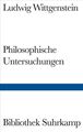 Philosophische Untersuchungen Wittgenstein, Ludwig, Joachim Schulte und Joachim 