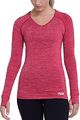 TCA Damen Elle Langarm V-Ausschnitt Laufshirt, Sportshirt und Trainingsshirt -