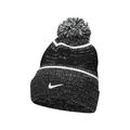 Nike Peak Cuffed Beanie Wintermütze Bommel schwarz weiß NEU