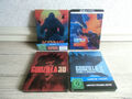 Bluray  Steelbook Kong Skull Island+ Godzilla vs. Kong 4K+ Godzilla I+II 2D/ 3D
