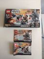 LEGO STARWARS 75195: SKI SPEEDER vs. FIRST ORDER WALKER - BOX + INSTRUCTIONS
