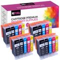 TINTE PATRONEN mit CHIP für CANON PIXMA MP540 MP550 MP560 MP620 MP630 MP640 521