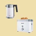 Graef Set - Wasserkocher WK 401 (1,0 Liter) + Toaster TO 61 - weiß/Edelstahl