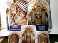 Passau. Dom. Größte Orgel der Welt. 3 x Alte Ansichtskarte / Postkarte farbig, u