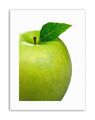 Grüner Apfel Obst Essen Küche Foto Bild Leinwand Kunstdruck