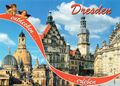 Dresden,  Sachsen, Deutschland, Karte ungelaufen