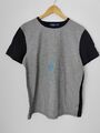 ❤️ T-Shirt Größe M Brustumfang 38-40" TOPMAN grau schwarz Smart Look 1053