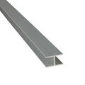 Alu H-Profil ELOXIERT Länge: 1-3 m Aluminium Alu Profil für Innenmaß 4,5 - 16 mm