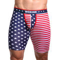 Herren Unterhose amerikanische Flagge bedruckt Unterwäsche Shorts M