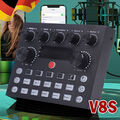 NEW Bluetooth Live Sound Card External Audio Mixer for Live Streaming DJ Singing