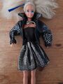 Barbie Vintage schwarze Jacke & trägerloses Kleid